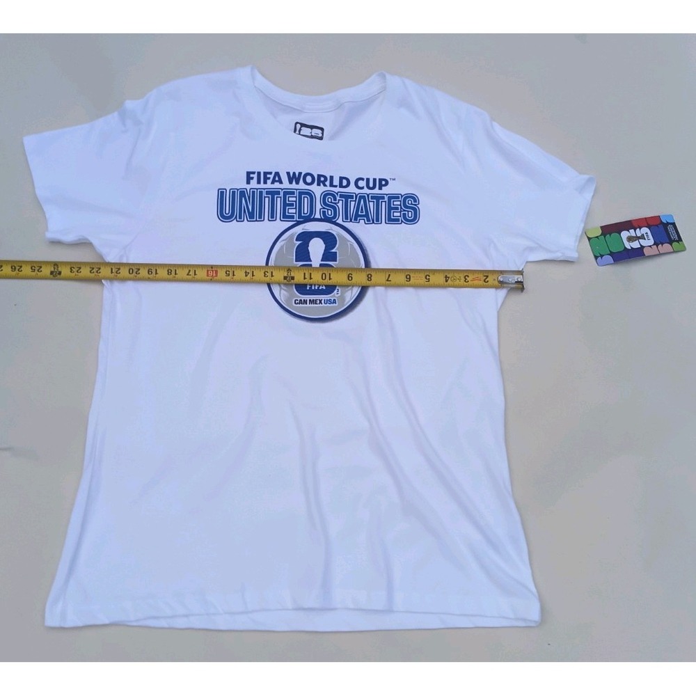 FIFA World Cup USA Women's Officially Licensed Soccer Shirt White Size XL